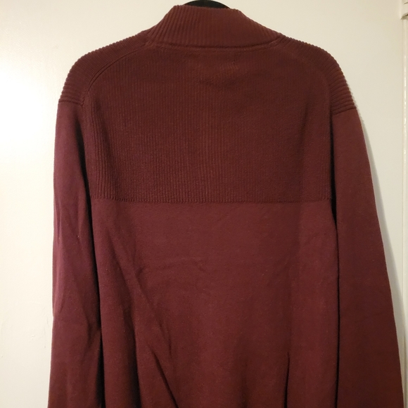 Mens button down mock pull over sweater - Picture 2 of 6